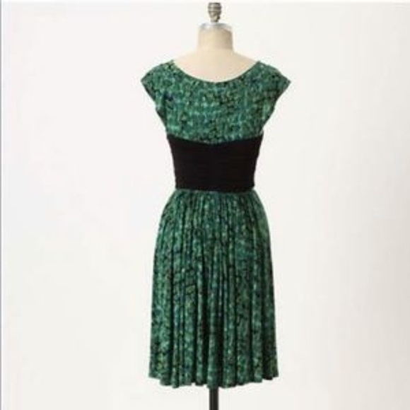 Anthropologie Dresses & Skirts - Anthro Tracy Reese Green Braque Bodice Dress